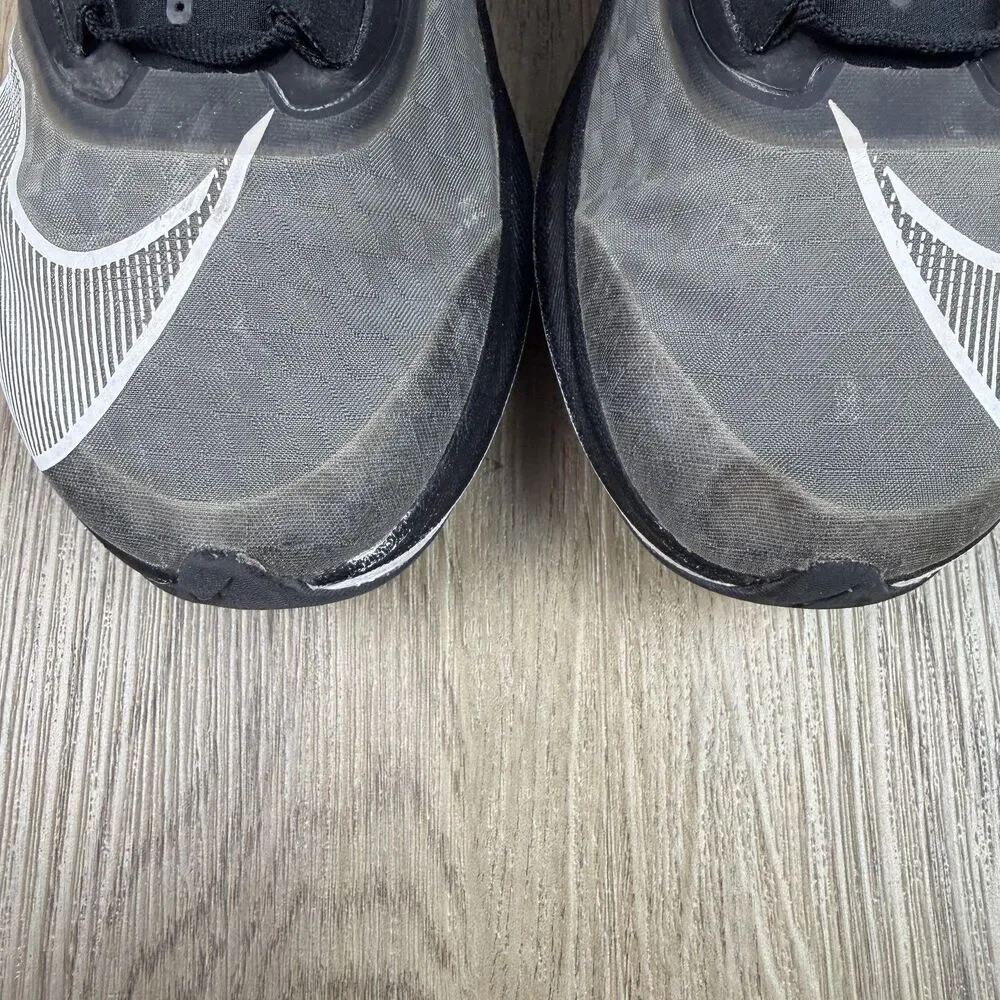 Nike Zoom Fly 3 Shoes Mens Size 8 Black White Vaporweave Running Sneakers
